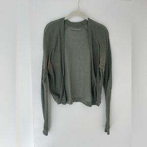 Lightweight green cardigan